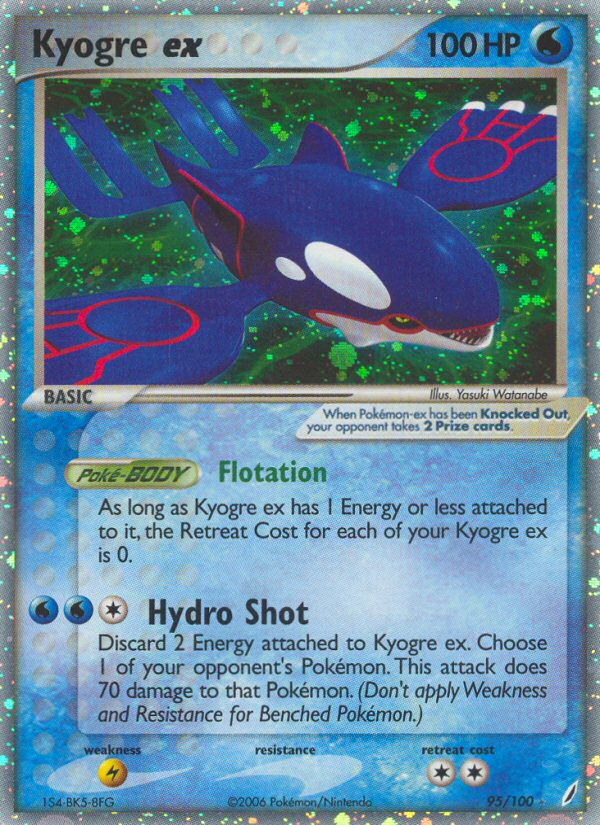 Kyogre ex (95/100) [EX: Crystal Guardians] | Event Horizon Hobbies CA