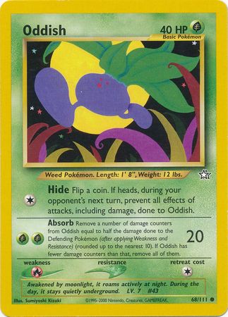 Oddish (68/111) [Neo Genesis Unlimited] | Event Horizon Hobbies CA