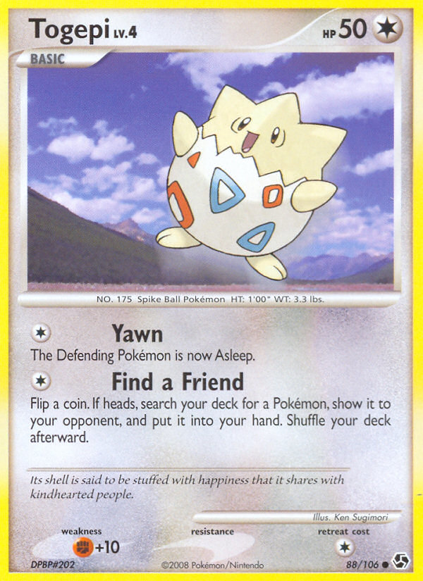 Togepi (88/106) [Diamond & Pearl: Great Encounters] | Event Horizon Hobbies CA