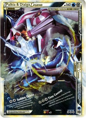 Palkia & Dialga LEGEND (101/102) (Jumbo Card) [HeartGold & SoulSilver: Triumphant] | Event Horizon Hobbies CA