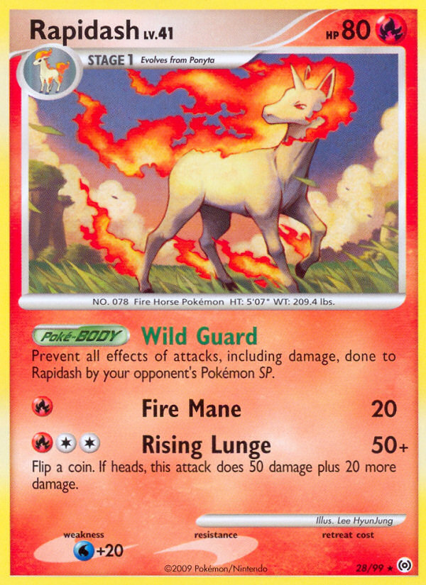 Rapidash (28/99) [Platinum: Arceus] | Event Horizon Hobbies CA