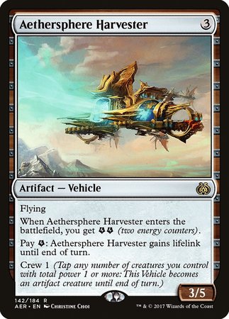 Aethersphere Harvester [Aether Revolt] | Event Horizon Hobbies CA