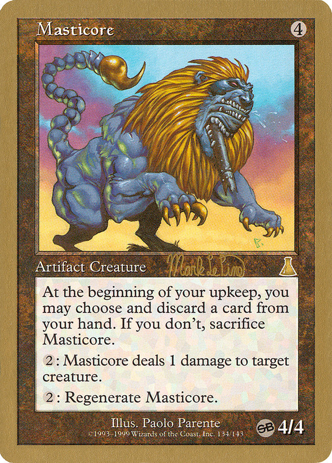 Masticore (Mark Le Pine) (SB) [World Championship Decks 1999] | Event Horizon Hobbies CA