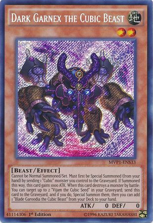 Dark Garnex the Cubic Beast [MVP1-ENS33] Secret Rare | Event Horizon Hobbies CA