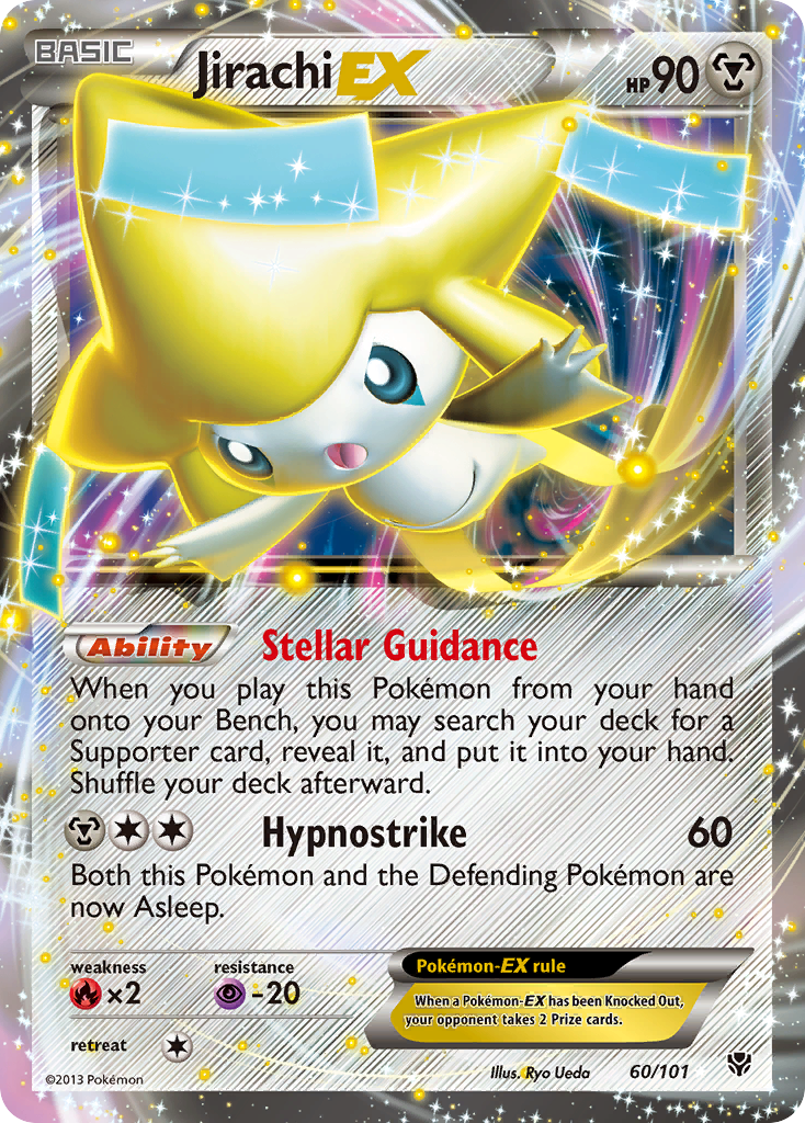 Jirachi EX (60/101) [Black & White: Plasma Blast] | Event Horizon Hobbies CA