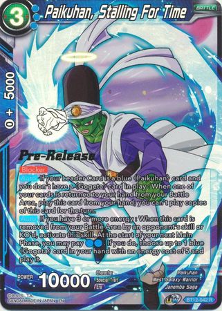 Paikuhan, Supporting His Comrades (BT12-044) [Vicious Rejuvenation Prerelease Promos] | Event Horizon Hobbies CA