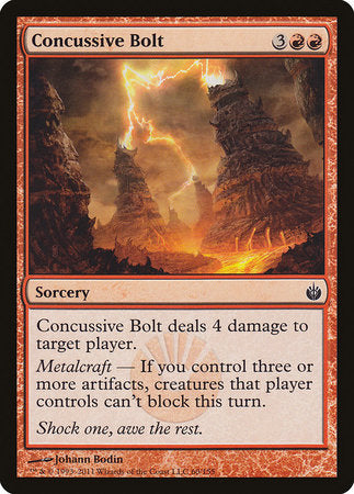 Concussive Bolt [Mirrodin Besieged] | Event Horizon Hobbies CA