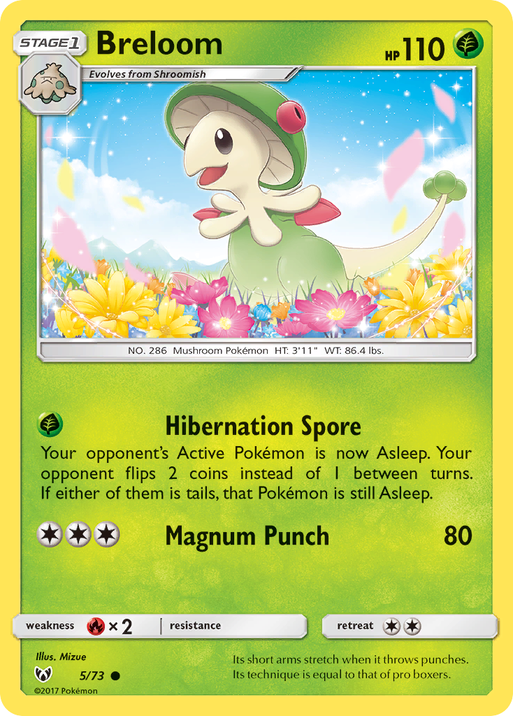 Breloom (5/73) [Sun & Moon: Shining Legends] | Event Horizon Hobbies CA