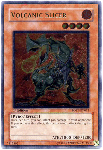 Volcanic Slicer [FOTB-EN012] Ultimate Rare | Event Horizon Hobbies CA