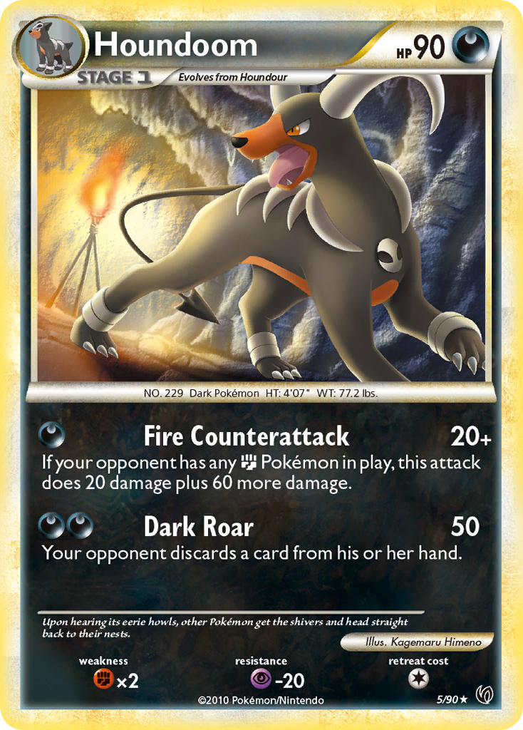 Houndoom (5/90) [HeartGold & SoulSilver: Undaunted] | Event Horizon Hobbies CA