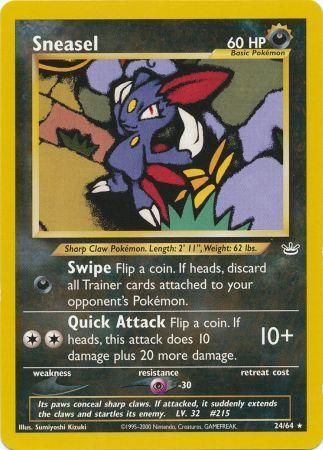 Sneasel (24/64) [Neo Revelation Unlimited] | Event Horizon Hobbies CA