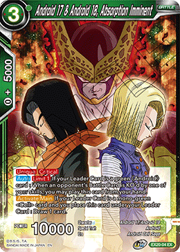 Android 17 & Android 18, Absorption Imminent (EX20-04) [Ultimate Deck 2022] | Event Horizon Hobbies CA