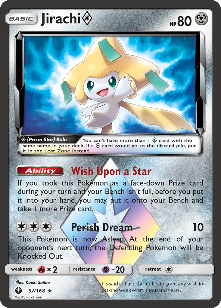 Jirachi (97/168) (Prism Star) [Sun & Moon: Celestial Storm] | Event Horizon Hobbies CA