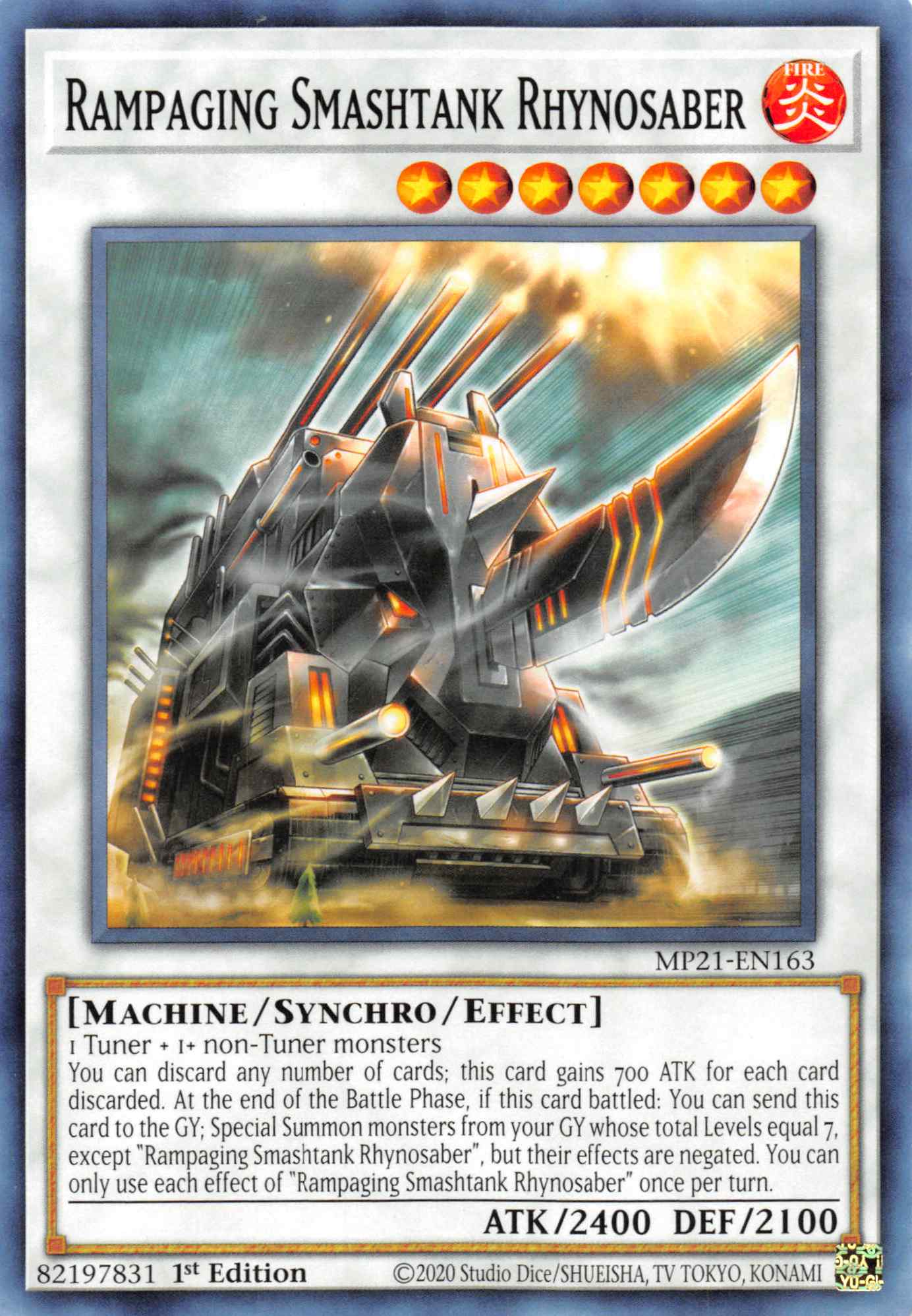 Rampaging Smashtank Rhynosaber [MP21-EN163] Common | Event Horizon Hobbies CA