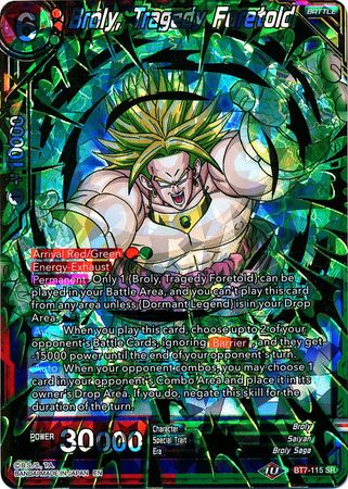 Broly, Tragedy Foretold (BT7-115) [Assault of the Saiyans] | Event Horizon Hobbies CA