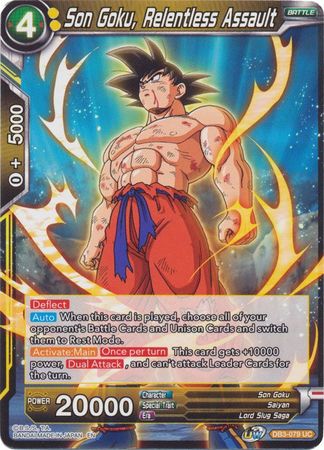 Son Goku, Relentless Assault (DB3-079) [Giant Force] | Event Horizon Hobbies CA