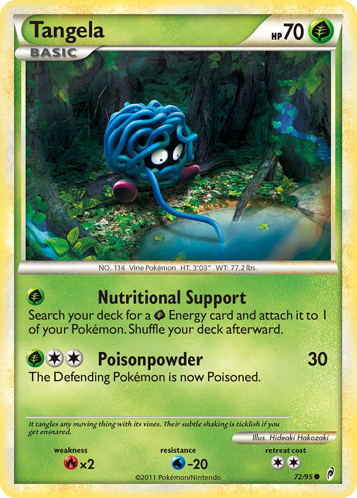 Tangela (72/95) [HeartGold & SoulSilver: Call of Legends] | Event Horizon Hobbies CA