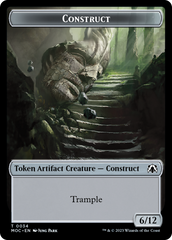 Phyrexian Golem // Construct Double-Sided Token [March of the Machine Commander Tokens] | Event Horizon Hobbies CA