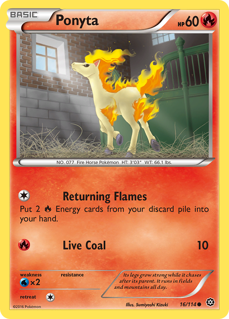 Ponyta (16/114) [XY: Steam Siege] | Event Horizon Hobbies CA