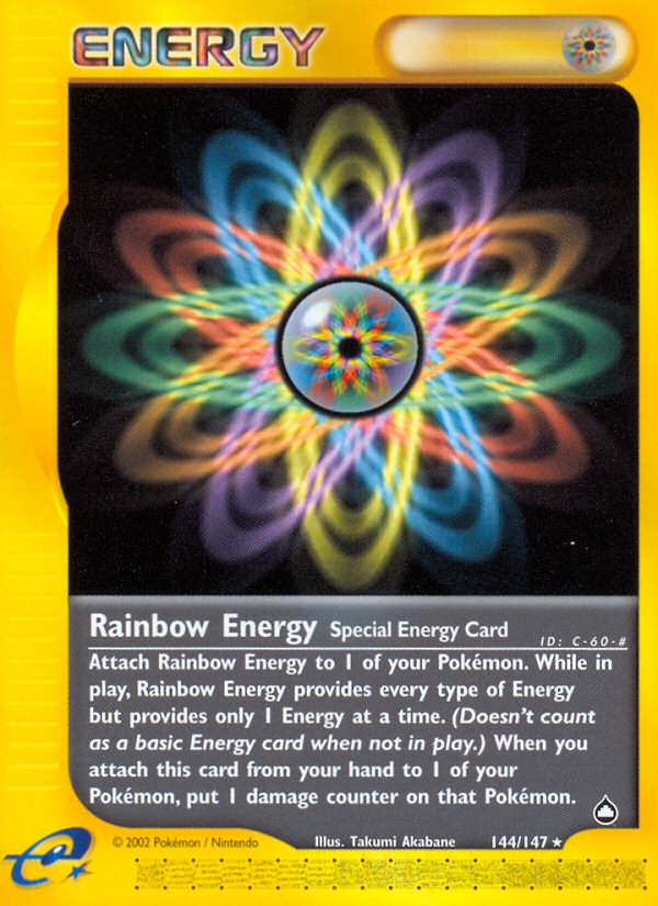 Rainbow Energy (144/147) [Aquapolis] | Event Horizon Hobbies CA