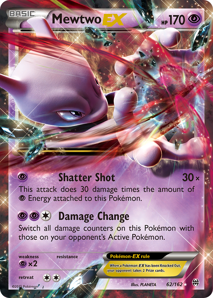 Mewtwo EX (62/162) [XY: BREAKthrough] | Event Horizon Hobbies CA