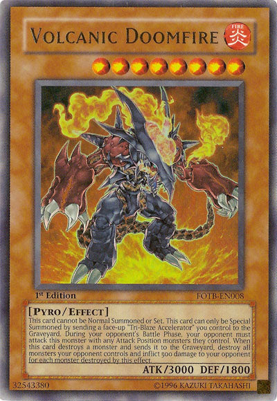 Volcanic Doomfire [FOTB-EN008] Ultra Rare | Event Horizon Hobbies CA