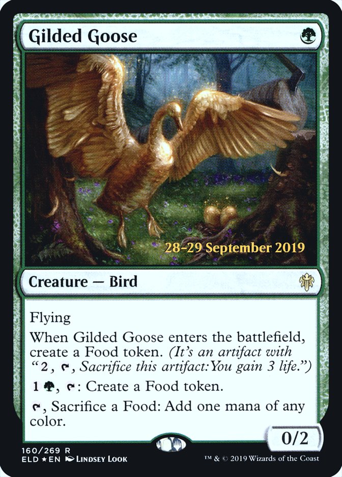 Gilded Goose  [Throne of Eldraine Prerelease Promos] | Event Horizon Hobbies CA