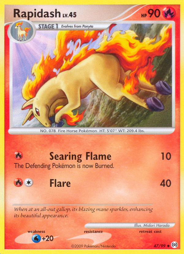 Rapidash (47/99) [Platinum: Arceus] | Event Horizon Hobbies CA