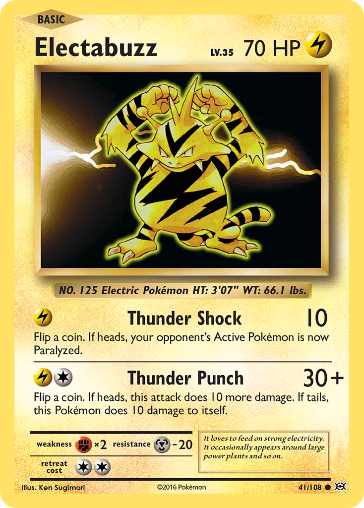 Electabuzz (41/108) [XY: Evolutions] | Event Horizon Hobbies CA