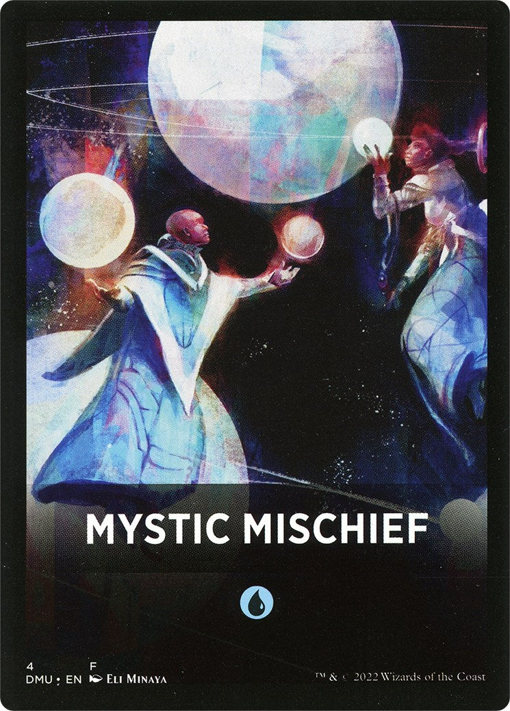 Mystic Mischief Theme Card [Dominaria United Tokens] | Event Horizon Hobbies CA