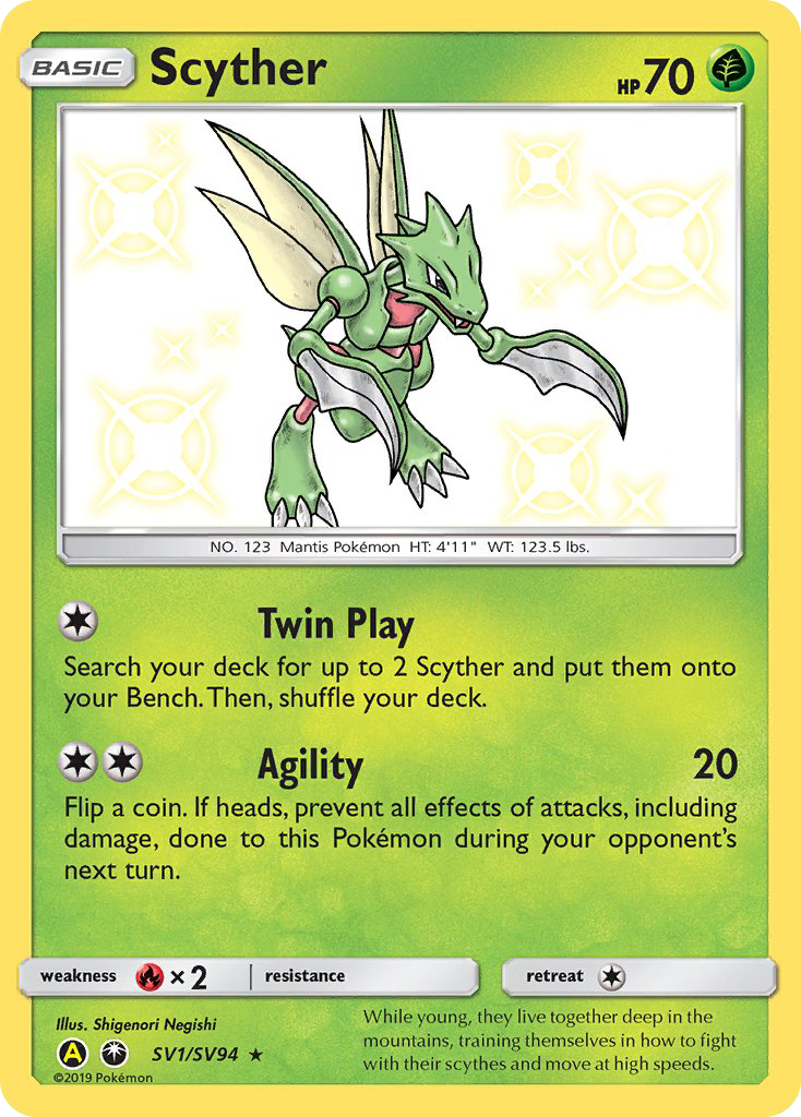 Scyther (SV1/SV94) [Sun & Moon: Hidden Fates - Shiny Vault] | Event Horizon Hobbies CA