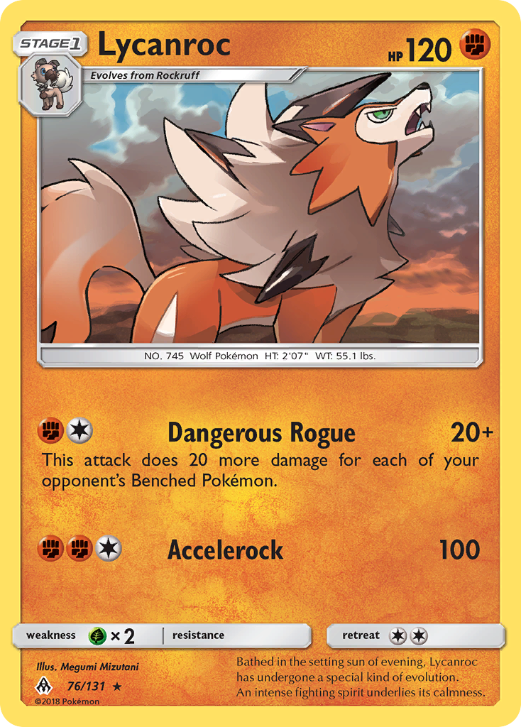 Lycanroc (76/131) [Sun & Moon: Forbidden Light] | Event Horizon Hobbies CA