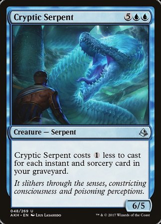 Cryptic Serpent [Amonkhet] | Event Horizon Hobbies CA