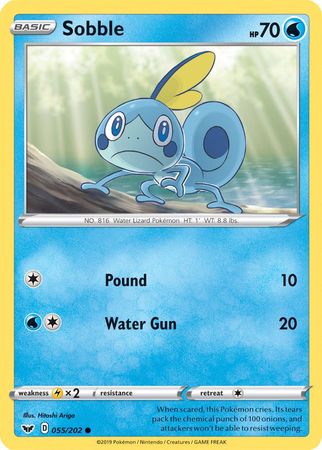 Sobble (055/202) (Premium Collection) [Sword & Shield: Base Set] | Event Horizon Hobbies CA