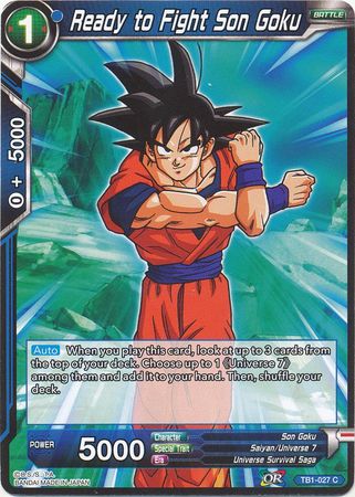 Ready to Fight Son Goku (TB1-027) [The Tournament of Power] | Event Horizon Hobbies CA