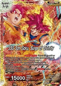 Super Saiyan Son Goku // SSG Son Goku, Surge of Divinity (EX09-03) [Saiyan Surge] | Event Horizon Hobbies CA