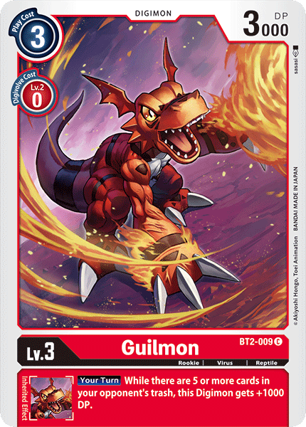 Guilmon [BT2-009] [Release Special Booster Ver.1.0] | Event Horizon Hobbies CA