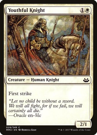 Youthful Knight [Modern Masters 2017] | Event Horizon Hobbies CA