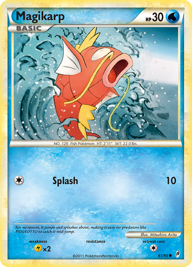 Magikarp (61/95) [HeartGold & SoulSilver: Call of Legends] | Event Horizon Hobbies CA