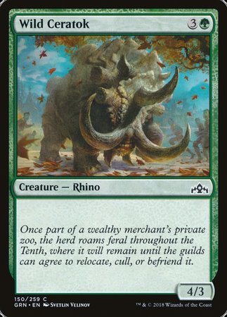 Wild Ceratok [Guilds of Ravnica] | Event Horizon Hobbies CA