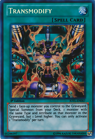 Transmodify [JOTL-EN067] Secret Rare | Event Horizon Hobbies CA