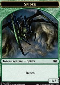 Spider // Wolf Double-Sided Token [Commander 2015 Tokens] | Event Horizon Hobbies CA