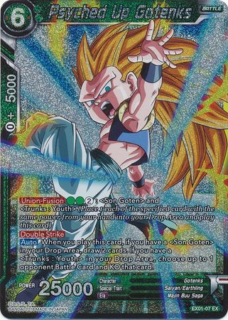 Psyched Up Gotenks (Foil) (EX01-07) [Mighty Heroes] | Event Horizon Hobbies CA