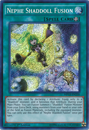 Nephe Shaddoll Fusion [MP15-EN230] Secret Rare | Event Horizon Hobbies CA