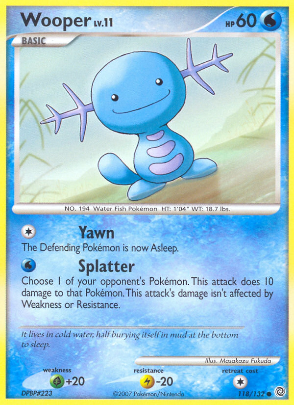 Wooper (118/132) [Diamond & Pearl: Secret Wonders] | Event Horizon Hobbies CA