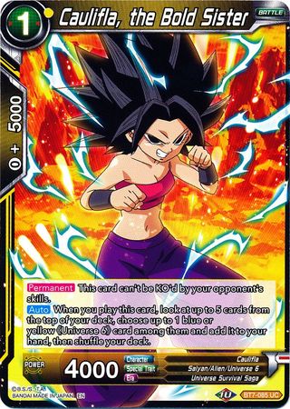 Caulifla, the Bold Sister (BT7-085) [Assault of the Saiyans] | Event Horizon Hobbies CA