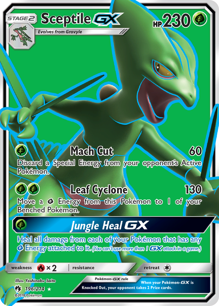 Sceptile GX (196/214) [Sun & Moon: Lost Thunder] | Event Horizon Hobbies CA