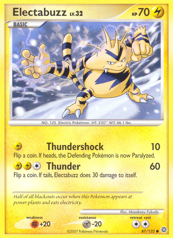 Electabuzz (87/132) [Diamond & Pearl: Secret Wonders] | Event Horizon Hobbies CA