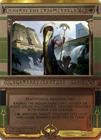 Rhonas the Indomitable [Amonkhet Invocations] | Event Horizon Hobbies CA