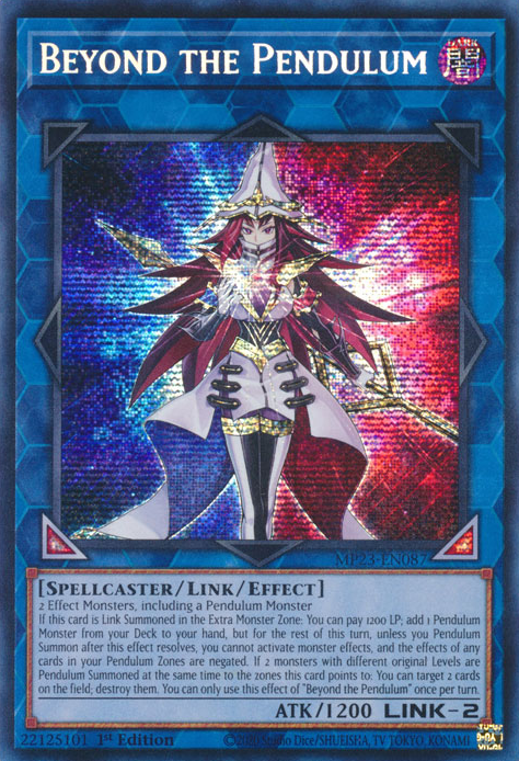 Beyond the Pendulum [MP23-EN087] Prismatic Secret Rare | Event Horizon Hobbies CA